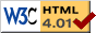 Valid HTML 4.01!